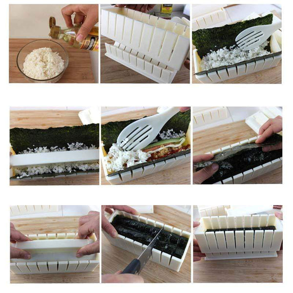 Kit de Moldes Para Hacer Sushi En Casa - Mi Locura